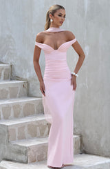 Fioreclo Abigael Maxi Dress in Blush