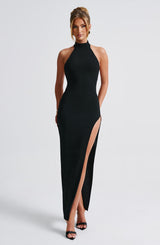 Fioreclo Adaliah Maxi Dress in Black