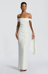 Fioreclo Addyson Maxi Dress in Ivory