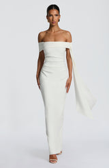 Fioreclo Addyson Maxi Dress in Ivory