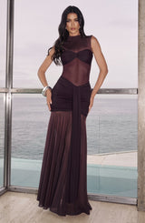 Fioreclo Adina Rose Top in Plum