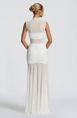 Fioreclo Adina Rose Top in White