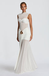 Fioreclo Adina Rose Top in White