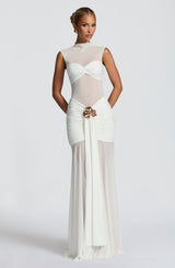 Fioreclo Adina Rose Top in White