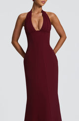 Fioreclo Adorabelle Maxi Dress in Cherry Lacquer