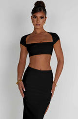Fioreclo Adornia Top in Black