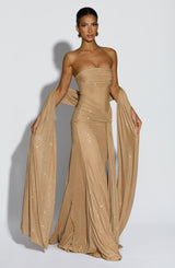 Fioreclo Agnessa Shawl in Gold Sparkle