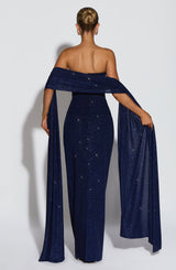 Fioreclo Agnessa Shawl in Navy Sparkle