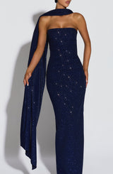 Fioreclo Agnessa Shawl in Navy Sparkle