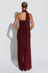 Fioreclo Agnessa Shawl in Wine Sparkle