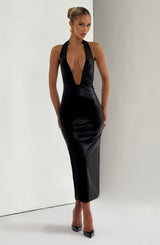 Fioreclo Ainslie Midi Dress in Black