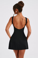 Fioreclo Alanis Mini Dress in Black