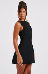 Fioreclo Alanis Mini Dress in Black