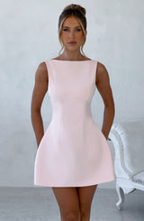 Fioreclo Alanis Mini Dress in Blush