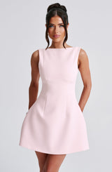 Fioreclo Alanis Mini Dress in Blush