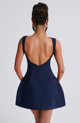 Fioreclo Alanis Mini Dress in Navy
