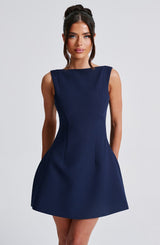 Fioreclo Alanis Mini Dress in Navy