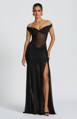 Fioreclo Alaya Maxi Dress in Black