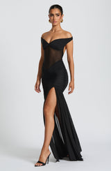 Fioreclo Alaya Maxi Dress in Black