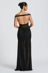 Fioreclo Alaya Maxi Dress in Black