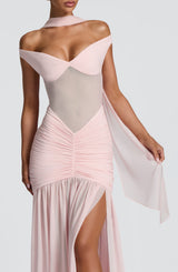 Fioreclo Alaya Maxi Dress in Blush