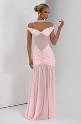 Fioreclo Alaya Maxi Dress in Blush