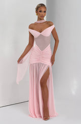 Fioreclo Alaya Maxi Dress in Blush