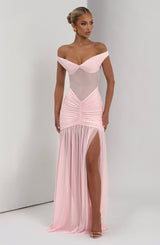 Fioreclo Alaya Maxi Dress in Blush