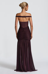 Fioreclo Alaya Maxi Dress in Plum