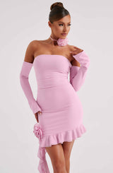 Fioreclo Aleah Mini Dress in Pink