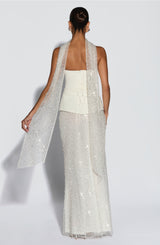 Fioreclo Allora Maxi Skirt in Ivory