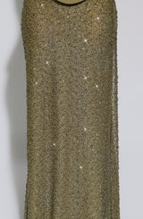 Fioreclo Allora Maxi Skirt in Sage
