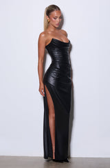 Fioreclo Alva Maxi Dress in Black