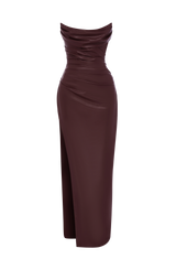 Fioreclo Alva Maxi Dress in Burgundy
