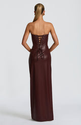Fioreclo Alva Maxi Dress in Burgundy