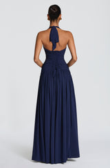 Fioreclo Amara Maxi Dress in Navy
