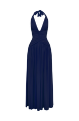 Fioreclo Amara Maxi Dress in Navy
