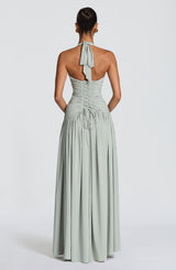 Fioreclo Amara Maxi Dress in Sage