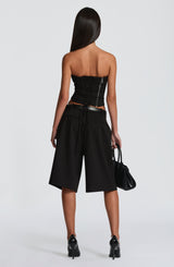 Fioreclo Amarah Bermuda Shorts in Black