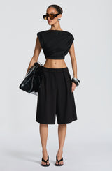 Fioreclo Amarah Bermuda Shorts in Black