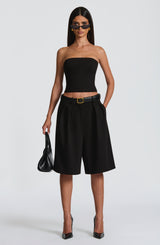 Fioreclo Amarah Bermuda Shorts in Black