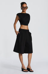 Fioreclo Amarah Bermuda Shorts in Black