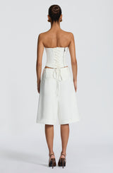 Fioreclo Amarah Bermuda Shorts in Ivory