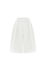 Fioreclo Amarah Bermuda Shorts in Ivory