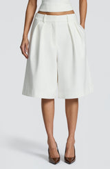 Fioreclo Amarah Bermuda Shorts in Ivory