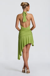 Fioreclo Amaro Mini Skirt in Olive