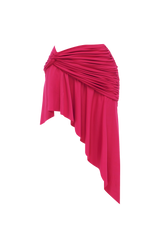 Fioreclo Amaro Mini Skirt in Raspberry