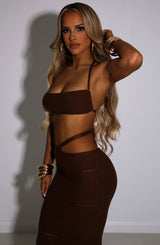Fioreclo Amberly Top in Chocolate