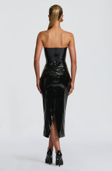 Fioreclo Amelie Midi Dress in Black