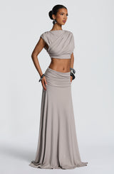 Fioreclo Amora Top in Light Grey